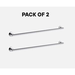 Chrome Towel Bar 30 Inch by Kohler 2-Pack Polished Chrome Bathroom Upgrade